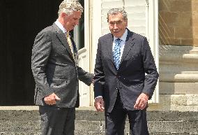 Filip of Belgium Honors Eddy Merckx's 80th Birthday - Brussels
