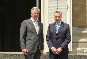 Filip of Belgium Honors Eddy Merckx's 80th Birthday - Brussels