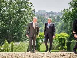 Filip of Belgium Honors Eddy Merckx's 80th Birthday - Brussels