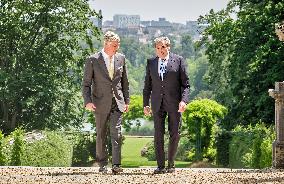 Filip of Belgium Honors Eddy Merckx's 80th Birthday - Brussels