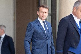 Emmanuel Macron welcomes Mauritian Prime Minister Navinchandra Ramgoolam - Paris AJ