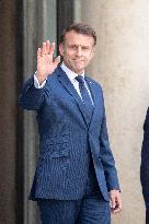 Emmanuel Macron welcomes Mauritian Prime Minister Navinchandra Ramgoolam - Paris AJ