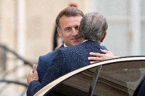 Emmanuel Macron welcomes Mauritian Prime Minister Navinchandra Ramgoolam - Paris AJ