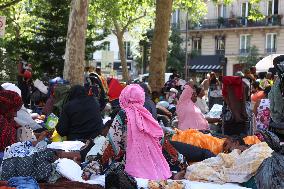 Homeless Gather to Demand Accommodation - Paris
