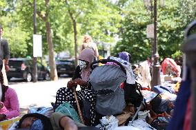 Homeless Gather to Demand Accommodation - Paris