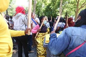 Homeless Gather to Demand Accommodation - Paris
