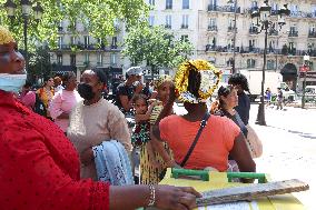 Homeless Gather to Demand Accommodation - Paris