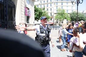 Homeless Gather to Demand Accommodation - Paris