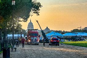 Preparations for US Army 250th Celebration - Washington