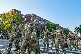 Preparations for US Army 250th Celebration - Washington