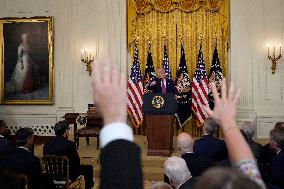 Donald Trump Bill Signing Ceremony - Washington