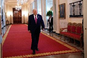 Donald Trump Bill Signing Ceremony - Washington