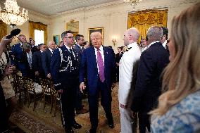 Donald Trump Bill Signing Ceremony - Washington