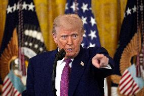 Donald Trump Bill Signing Ceremony - Washington