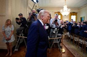 Donald Trump Bill Signing Ceremony - Washington