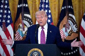 Donald Trump Bill Signing Ceremony - Washington