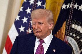 Donald Trump Bill Signing Ceremony - Washington