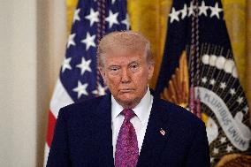Donald Trump Bill Signing Ceremony - Washington