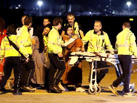 Humanitarian Flight Arrives from Gaza - Milan