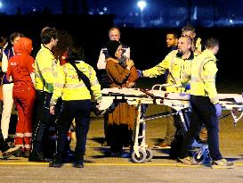 Humanitarian Flight Arrives from Gaza - Milan