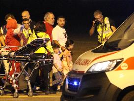 Humanitarian Flight Arrives from Gaza - Milan