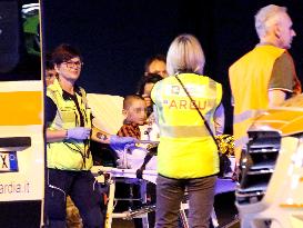 Humanitarian Flight Arrives from Gaza - Milan