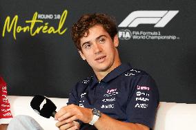 MOTORI - Formula 1 - Pirelli Grand Prix du Canada 2025 - Press Conference