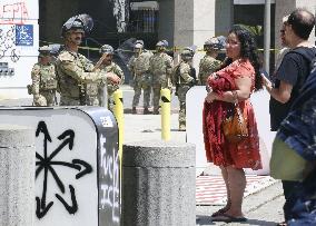 Immigration raid protests