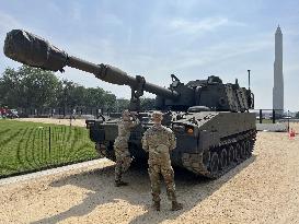 Military parade in Washington