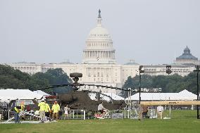 Military parade in Washington