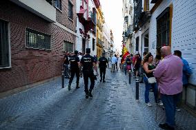Europa Press - Protest Against Sanchez at PSOE HQ - Madrid