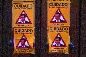 Europa Press - Protest Against Sanchez at PSOE HQ - Madrid