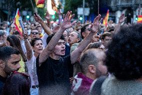 Europa Press - Protest Against Sanchez at PSOE HQ - Madrid