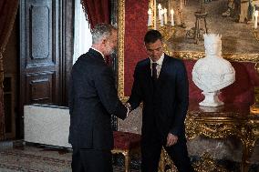 Felipe VI and Sánchez Commemorate EU Accession Anniversary - Madrid