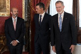 Felipe VI and Sánchez Commemorate EU Accession Anniversary - Madrid