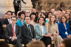 Felipe VI and Sánchez Commemorate EU Accession Anniversary - Madrid