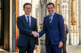Juanma Moreno Receives The Vice-President of China Han Zheng - Seville