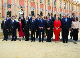 Juanma Moreno Receives The Vice-President of China Han Zheng - Seville