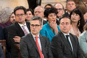 Felipe VI and Sánchez Commemorate EU Accession Anniversary - Madrid