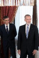 Felipe VI and Sánchez Commemorate EU Accession Anniversary - Madrid