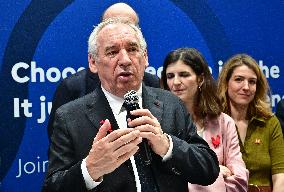 Francois Bayrou During VivaTech - Paris