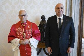 Pope Leo XIV Meets President Of Lebanon Joseph Aoun - Vatican
