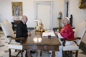 Pope Leo XIV Meets President Of Lebanon Joseph Aoun - Vatican