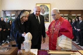 Pope Leo XIV Meets President Of Lebanon Joseph Aoun - Vatican