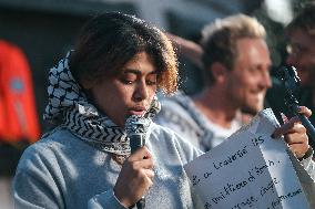 Rima Hassan at the Place de la Republique - Paris
