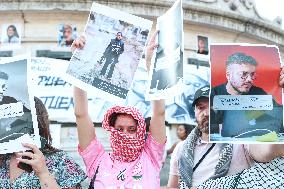 Rima Hassan at the Place de la Republique - Paris