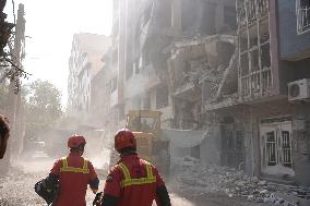 Aftermath of Israeli Strikes - Tehran