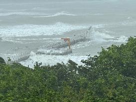 Typhoon Wutip Hits Hainan - China