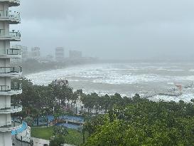 Typhoon Wutip Hits Hainan - China