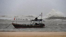 Typhoon Wutip Hits Hainan - China